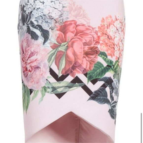 NWOT TED BAKER Palace Garden Floral Pencil Skirt Size 4/US 10 - Picture 5 of 6
